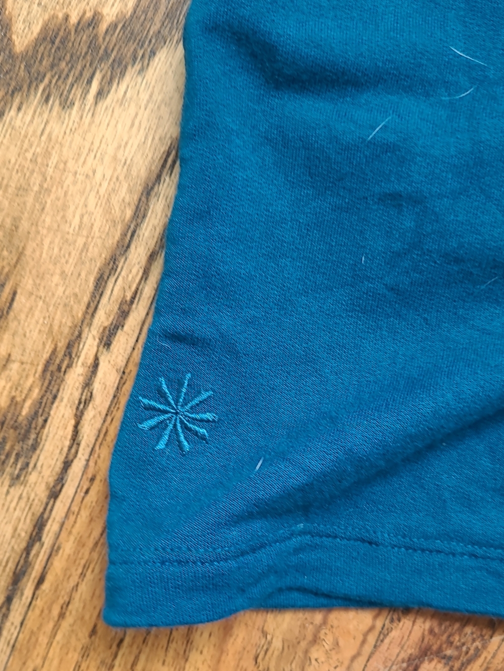 Athleta Teal Racerback Romper Size Small - Picture 5 of 6